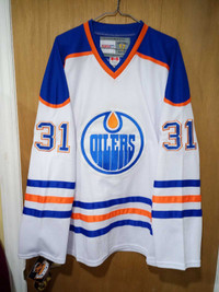 1987 Grant Fuhr Edmonton Oilers NHL ccm jersey 2xl