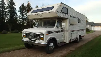 1987 Ford Econoline RV Glendale Sterling Series 460 V8 engine automatic sleeps 6 fridge w/freezer tu...