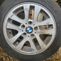 Michelin 205/55 R16 - 4 BMW Winter Tires on Rims