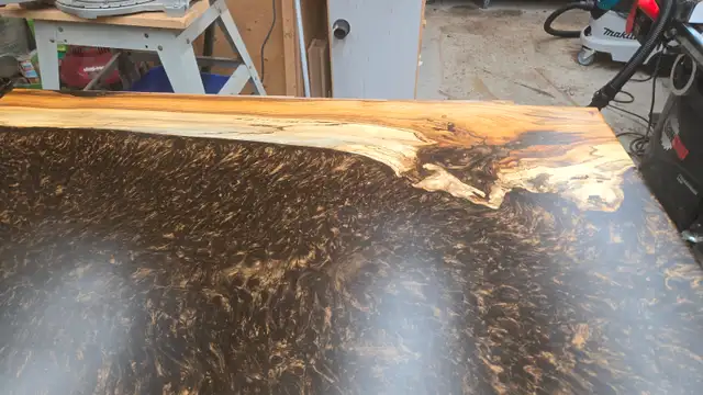 River table unique spalted hackwood62864745122178124