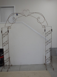 metal archway, freestanding for indoors or out