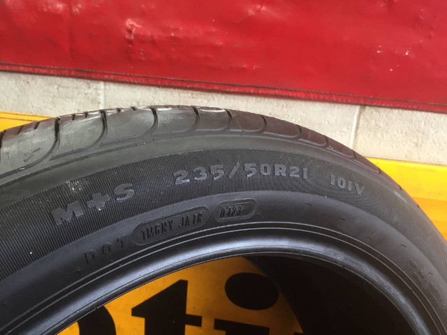235/50R21 USED 4 ALL SEASON TIRES GOODYEAR EAGLE TOURING ~80% in Tires & Rims in City of Toronto - Image 4