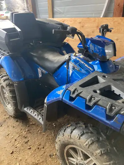 I'm selling a 2 Polaris ATV ‘s one with a 550cc 2014 ready to ride power steering ,runs and drives a...
