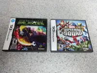 2 Nintendo DS Video Games Galaxies & Marvel Super Hero Squad