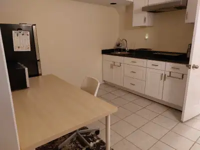 One Bedroom Basement appartment partially furnished available for rent. Close to all Anemities, Aani...