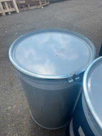 55 Gallon Steel Drums - clean