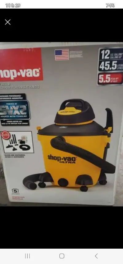 Le Shop-Vac 12 Gallon Wet Nauf dans le boite, View more