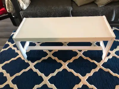 White Wood Coffee Table - Great Shape