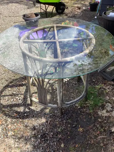 Garden table for deck, View more
