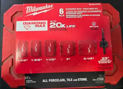 BRAND NEW MILWAUKEE  HOLE SAW KIT -49-56-5730, View more