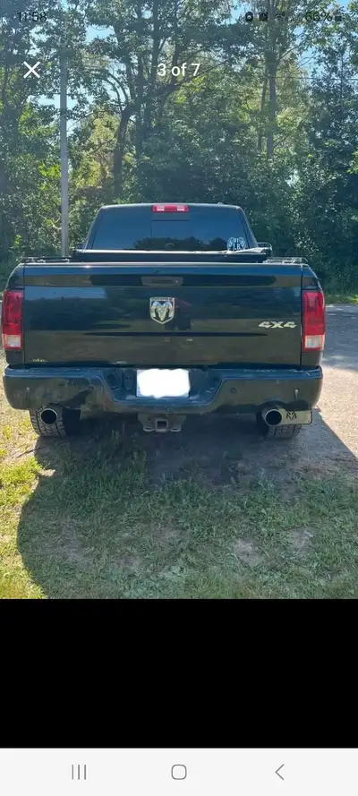 Wanted Ram back bumper to fit 2017 doesn't matter the color just needs the place for exhaust tips an...