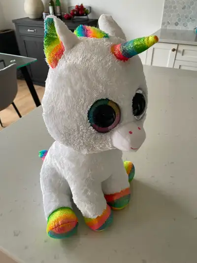 Large beanie boo unicorn, View more