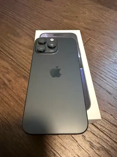 iPhone 16 pro max black 256gb, View more