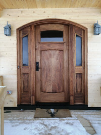 Custom Wood Entry doors