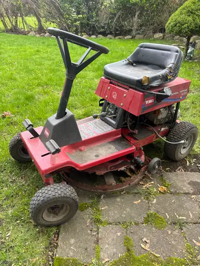 Toro riding lawnmower , View more