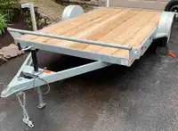 2024 Galvanized 12’ x 80” Deck Utility Trailer w Ramps