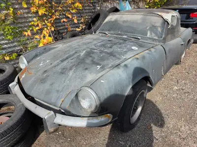 Hello I have this 1969 Triumph spitfire for sale it needs restoration body is solid but has rust on...