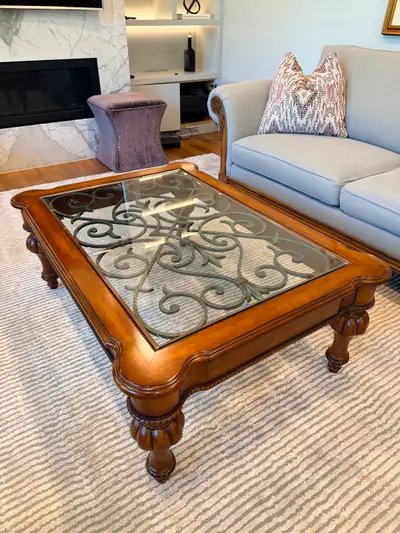 Ethan Allen Tuscany Coffee Table, View more