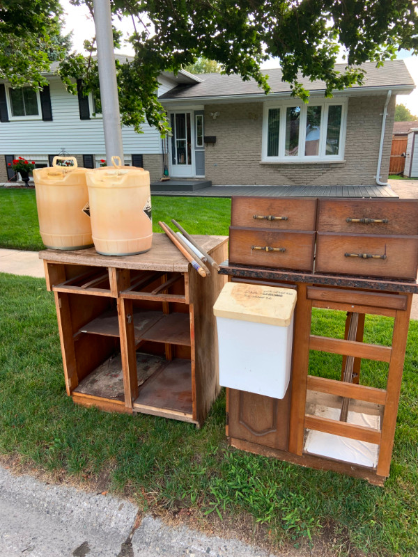 Free Shelving and Pails Free Stuff London Kijiji