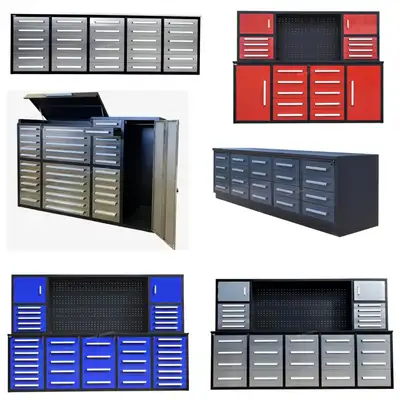 Lrg Qty of New Tool Boxes, / Workbenches, View more