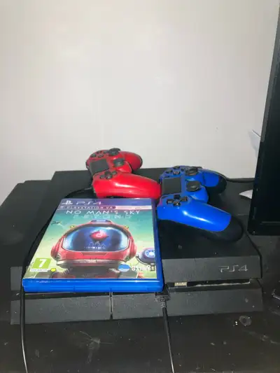 PS4 Pro 1TB w 2 controllers, View more
