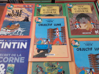 Tintin Bandes dessinées BD Lot de 16 bd doubles 3 archives +