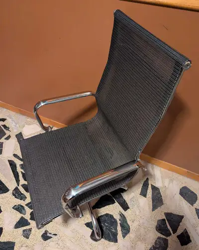 Eames-style high-back desk/office chair - mesh fabric, View more