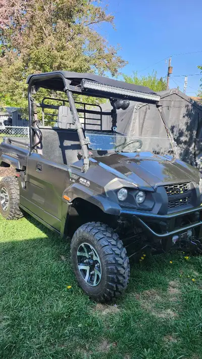 2021 kawasaki mule pro 700 still under factory warranty. Runs drives amazing 4x4 automatic tilt stee...