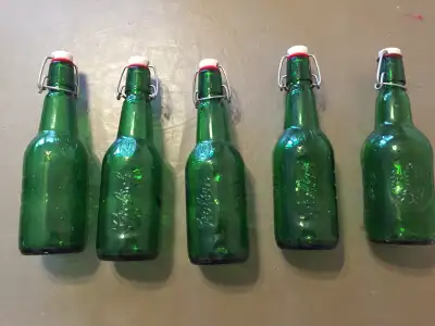 Vintage Grolsch Swing‑Top Bottles (5) – Discontinued -, View more