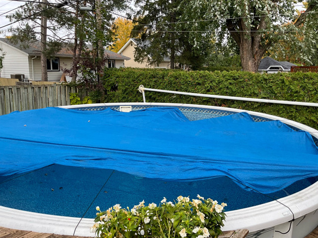 Toile hivernale protectrice de piscine en filet - Cover mesh dans Spas et piscines  à Laval/Rive Nord