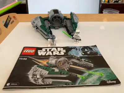 Lego Star Wars Yoda's Jedi Starfighter #75168 - $50 This 262 piece set was released in 2017. Complet...