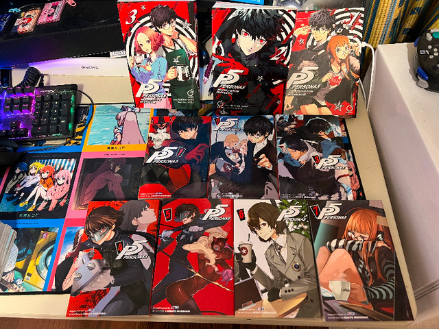 Persona 5 Manga Collection (Vol. 1 - 7 + Mementos Missions) in Comics & Graphic Novels in Markham / York Region