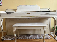 Baldwin White Piano