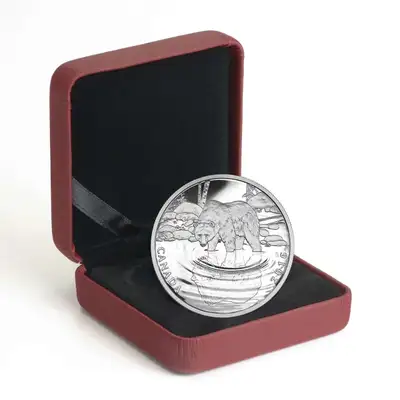 2016 $10 Reflections of Wildlife - Grizzly Bear - Pure Silver, View more