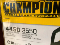 Champion Generator.  RV, Home, Commercial