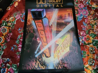 Dolby poster like new, small rip, View more
