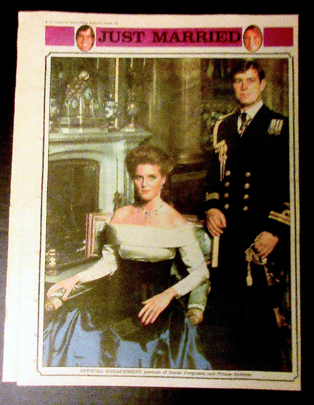 Toronto Sun Newspaper (July 23, 1986) Prince Andrew & Fergie Wed in Arts & Collectibles in Stratford - Image 2