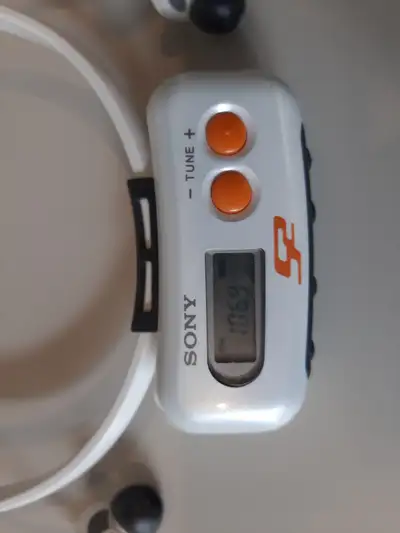 Sony FM Stereo Sports Walkman. All in one unit with FM receiver, neckband and ear buds. Like new con...