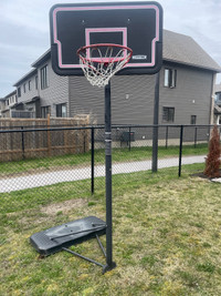 Adjustable basketball net