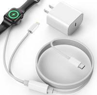 2-in-1 iPhone and iWatch Magnetic Fast Charging Cable