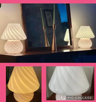 Paire de lampes en verre soufflé, View more