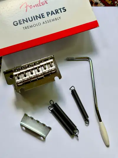 Player Stratocaster Tremolo Assembly like new, View more