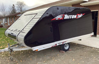 enclosed snowmobile trailer triton xt 11 foot