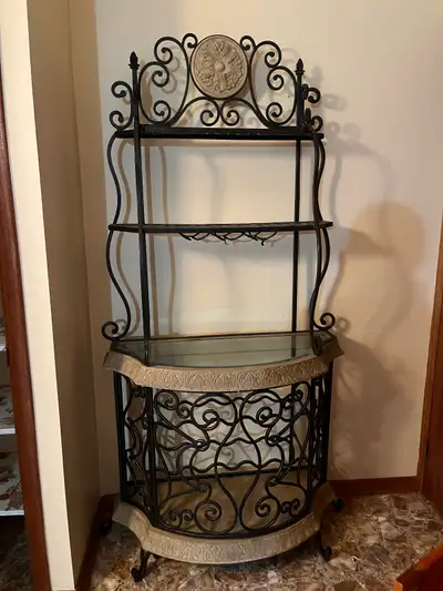 Wrought Iron Wine / Baker's Rack, View more