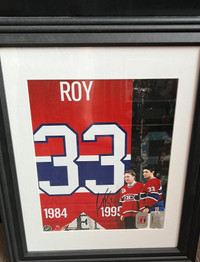 Roy’s banner raising night. Signed by Price 