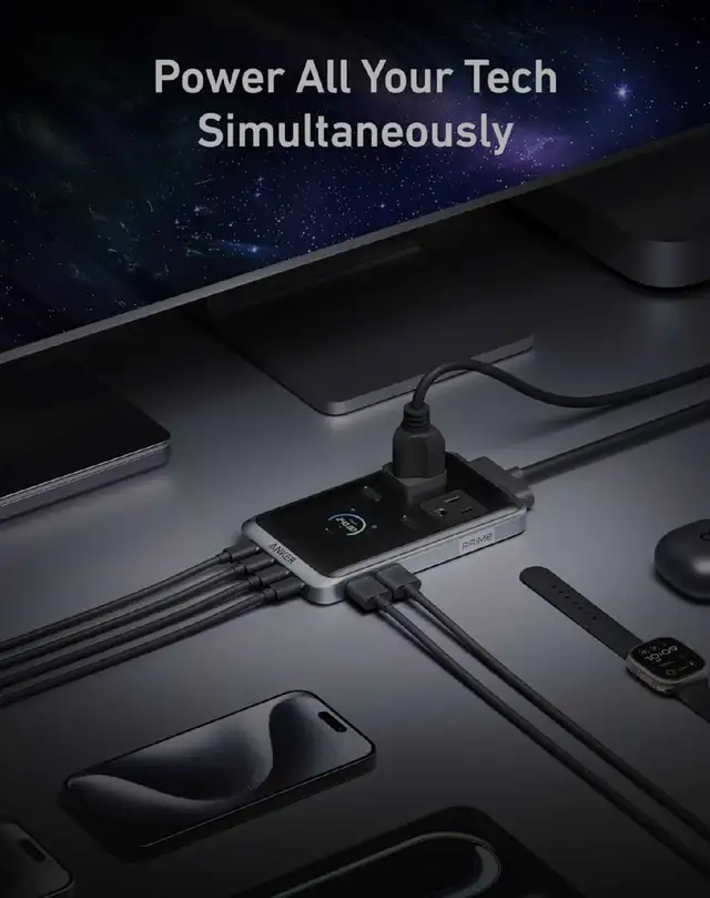 Brand New Anker Prime Charging Station, 240W 8-in-1 USB C in General Electronics in City of Toronto - Image 7