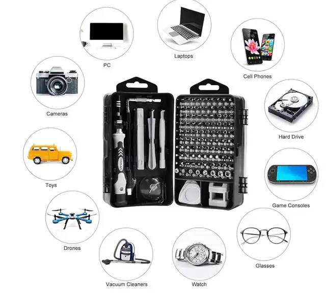 120 in 1 Precision Screwdrivers Set, Mini Screwdriver  in Other in Edmonton - Image 3