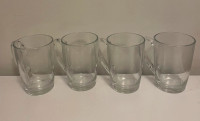 4 Glass Mugs