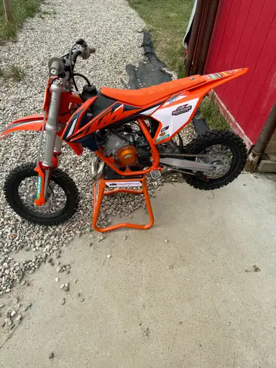 Brand new never used 2023 Ktm sx 50 factory edition