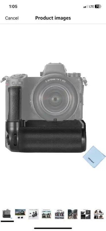 NEEWER MB-N11 RC-L Replacement Vertical Battery Grip, Compatible with Nikon Z6 II & Z7 II Camera New...
